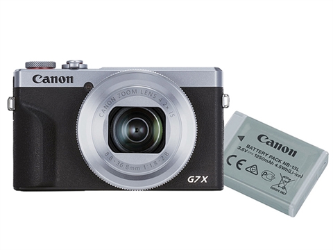 Canon PowerShot G7X Mark III Battery kit сребърен