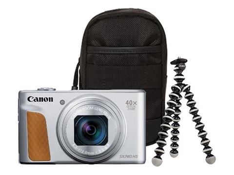 Canon PowerShot SX740 HS Travel kit, сребро