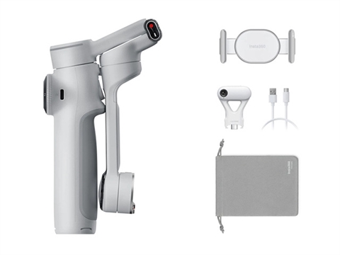 Жиростабилизатор Insta360 Flow 2 Pro AI Tracker Bundle, сив