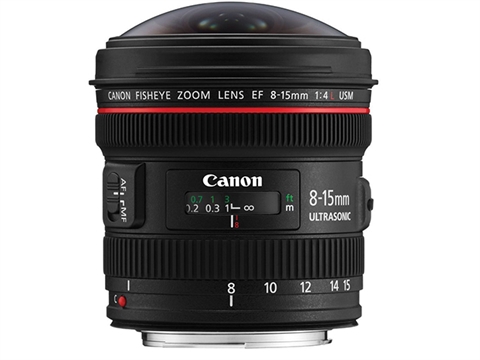 Canon EF 8-15mm f/4L USM  FISHEYE