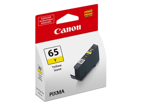 Касета с пигментно мастило Canon CLI-65 за принтер Canon Pixma PRO-200, жълто
