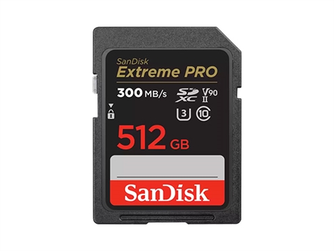 Карта памет SanDisk Extreme PRO 512GB SDXC, UHS-II, Class 10, U3, V90