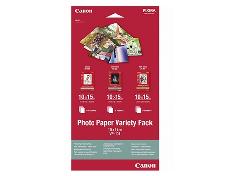 Фотохартия Canon VP-101 Photo Paper Variety Pack 10x15 cm 