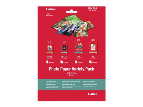 Фотохартия Canon VP-101 Photo Paper Variety Pack