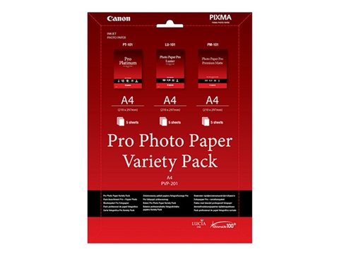 Фотохартия Canon PVP-201 Pro Photo Variaety Pack A4