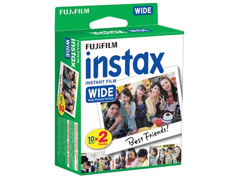 Хартия за моментално проявяване Fujifilm Instax Wide Glossy 20бр