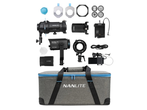 Комплект Nanlite Forza 60C и оптичен спот с 19 и 36 градусови обективи