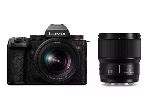 Panasonic Lumix S5 II с обективи Lumix S 20-60mm f/3.5-5.6 и 50mm f/1.8