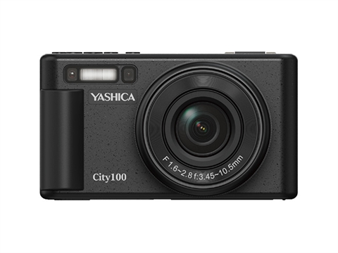 Компактен фотоапарат Yashica City 100, Черен