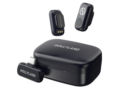 Безжични микрофони и зарядно Hollyland LARK A1 Duo USB-C RX