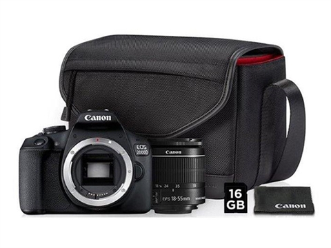 Canon EOS 4000D KIT обектив EF-S 18-55 мм F/3.5-5.6 III , чанта SB 130, карта памет 16GB