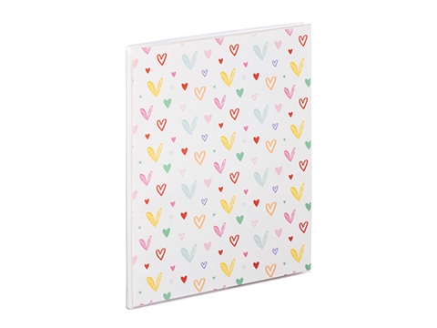 Албум за снимки Hama Shine hearts за 80 бр. 10х15 см., с джоб, мека корица