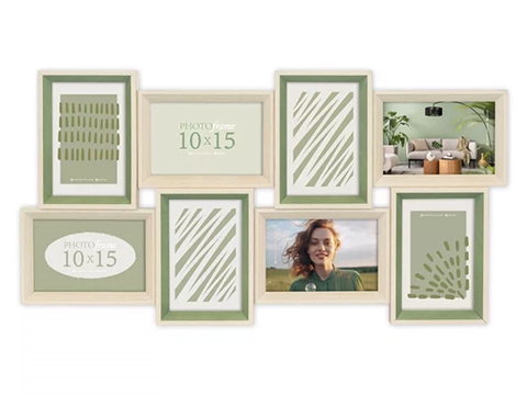 Рамка за снимки тип галерия ZEP Blaisy 8Q за 8 броя 10х15см., дървена