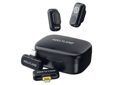 Безжични микрофони и зарядно Hollyland LARK A1 Combo Lightning RX / USB-C RX