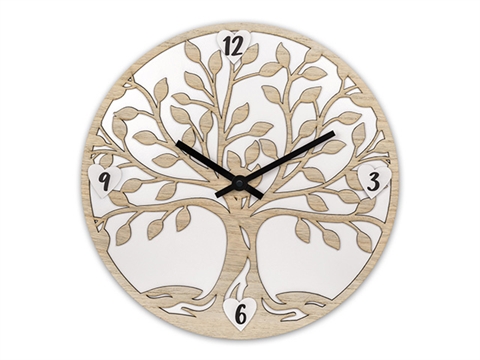 Стенен часовник ZEP Vita, Дървен