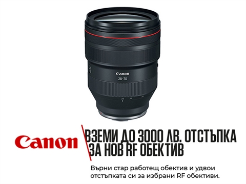 Обектив Canon RF 28-70mm f/2L USM за EOS R
