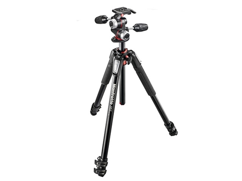 Алуминиев статив Manfrotto 055 в комплект с 3-позиционна глава XPro