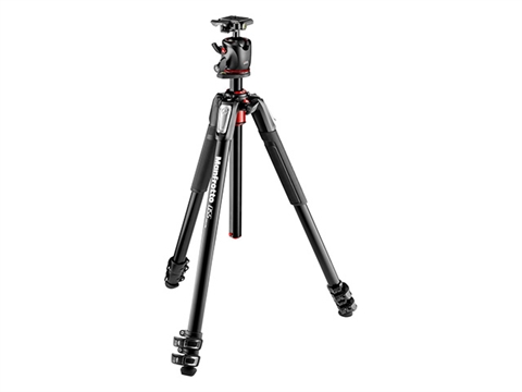 Алуминиев статив Manfrotto 055 в комплект с ябълковидна глава Xpro BHQ2