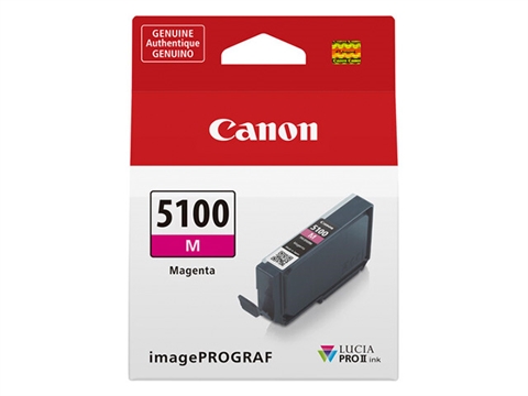 Касета с пигментно мастило Canon PFI-5100 LUCIA PRO II за принтер imagePROGRAF PRO-310, Magenta 14.4 ml