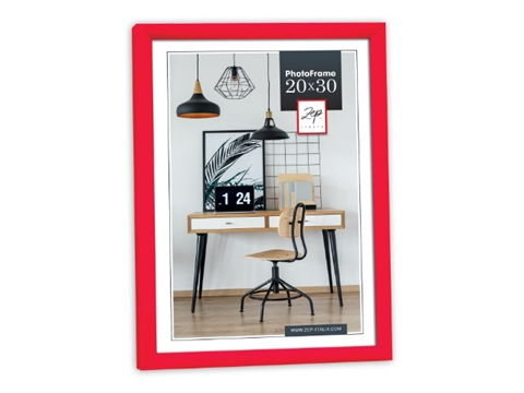 Рамка за снимки ZEP Basic 13x18 см., пластмасова, червена
