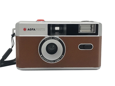 Филмов фотоапарат за многократна употреба AGFA Reusable Photo Camera, кафяв