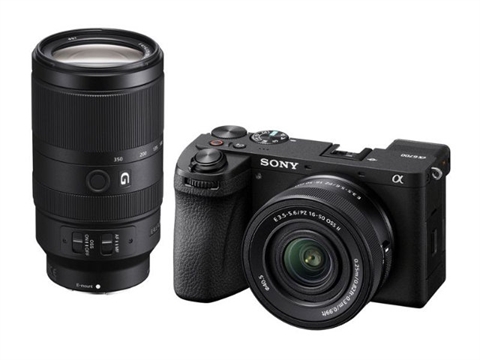 Фотоапарат Sony A6700, с обективи SEL 16-50 mm f/3.5-5.6 PZ и SEL 70-350 mm