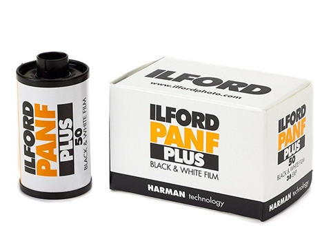 Черно бял филм ILFORD PAN F PLUS, ISO 50, 135/36