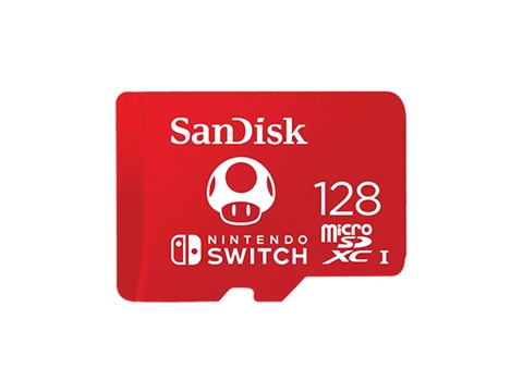 Карта памет SanDisk microSDXC 128GB, за конзоли Nintendo Switch