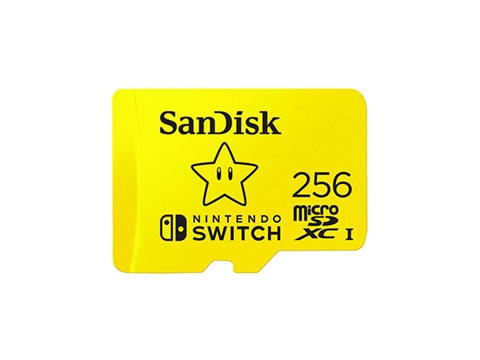 Карта памет SanDisk microSDXC 256GB, за конзоли Nintendo Switch