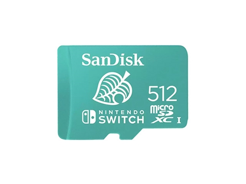 Карта памет SanDisk microSDXC 512GB, за конзоли Nintendo Switch