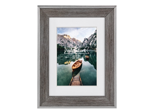 Рамка за снимки Hama Sierra 10x15 см., Сива, Пластмасова