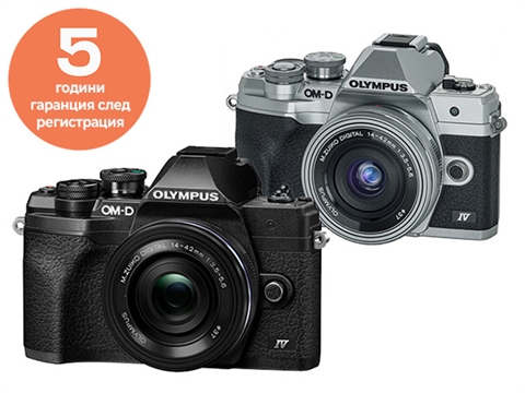 Фотоапарат Olympus E-M10 IV обектив ZD Micro 14-42mm f/3.5-5.6 EZ ED MSC