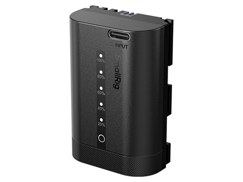 Батерия SmallRig 5298 2600 mAh еквивалент на Canon LP-E6P с USB-C порт и индикатор за захранване