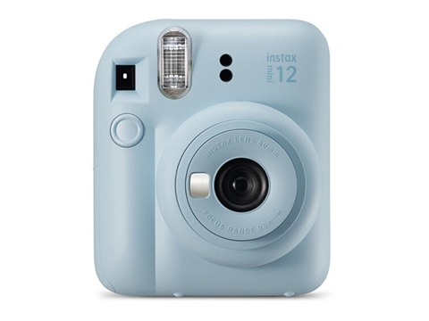 Фотоапарат за моментални снимки FujiFilm Instax Mini 12, пастелно синьо
