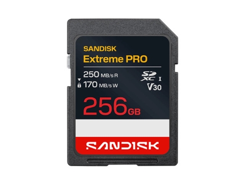 Карта памет SanDisk Extreme PRO, SD, UHS-I, SDXC, V30, 256GB