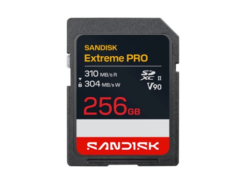 Карта памет SanDisk Extreme PRO, SD, UHS-II, SDXC, V90, 256GB