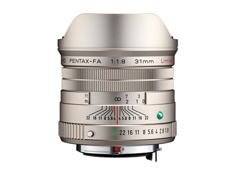 Обектив HD Pentax-FA 31mm f/1.8 AL Limited, сребрист