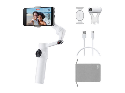 Жиростабилизатор Insta360 Flow 2 AI Bundle, Бял