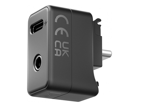 Адаптер за микрофон за екшън камера Insta360 X5 Mic Adapter