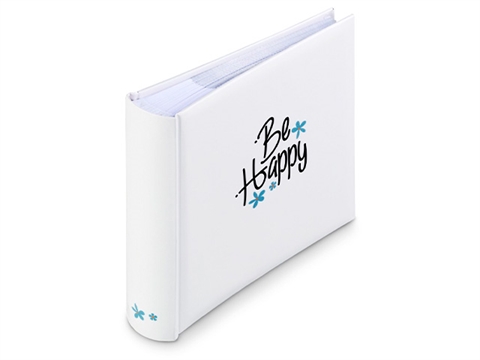Албум за снимки Hama Good Things Memo за 200 бр. 10х15 см., Бял Happy