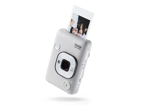 Фотоапарат за моментални снимки Fujifilm instax mini LiPlay, stone white