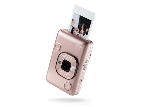 Фотоапарат за моментални снимки Fujifilm instax mini LiPlay, blush gold