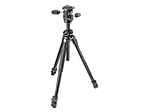 Статив Manfrotto 290 Dual в комплект с 3-позиционна глава и 90° колона