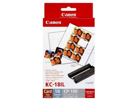 Хартия за мини стикери Canon KC-18IL за принтери от серията Selphy CP