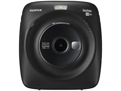 Фотоапарат за моментални снимки Fujifilm Instax SQUARE SQ20 Hybrid Instant, черен