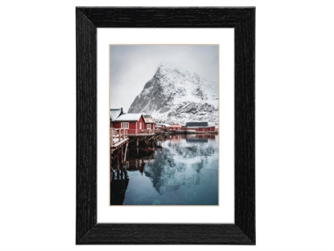 Рамка за снимки Hama Oslo 15х20 см., Черна, Дървена