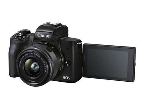 Canon EOS M50 Mark II с обектив 15-45mm, черен