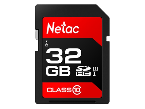 Карта памет Netac SD Card 32GB SDHC/SDXC до 80MB/s 533x  Class10,Ultra High Speed UHS-I