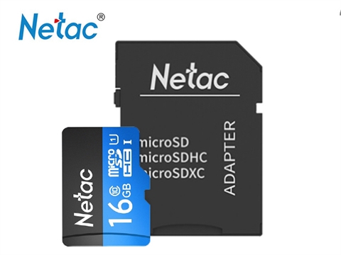 Карта памет Netac 16GB Micro SDXC до 80MB/s 533x Class10,Ultra High Speed UHS-I с адаптер