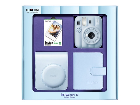 Комплект за моментални снимки FujiFilm Instax Mini 13, Син